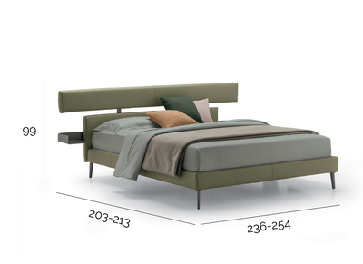 Letto Denver V-Nice giroletto altezza 14 cm