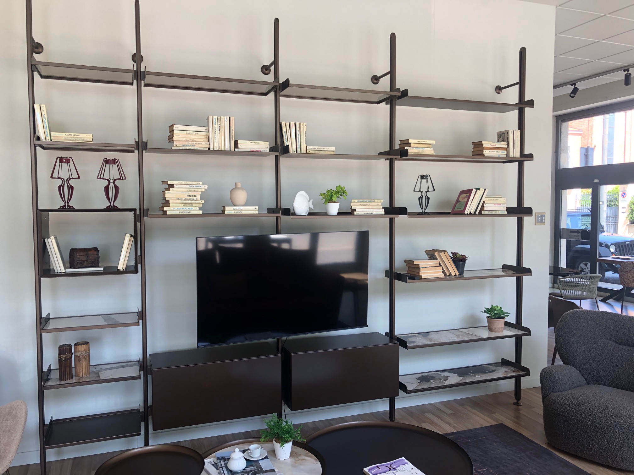 Libreria-Techwall-Riflessi-outlet-2 Libreria-Techwall-Riflessi-outlet-2